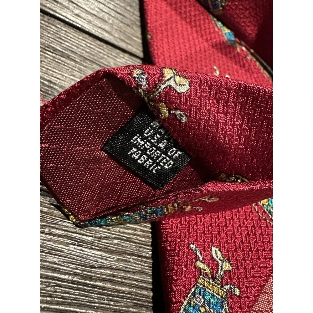 Hathaway Men's Golf Tie 100% Silk Necktie novelty golf‎ bag
